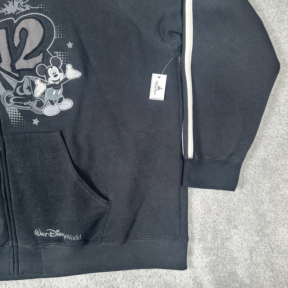 Vintage Disney Parks Zip Up Jacket Sweater 2012 RARE Y2K Mickey Mouse 3XL NWT - Picture 4 of 13